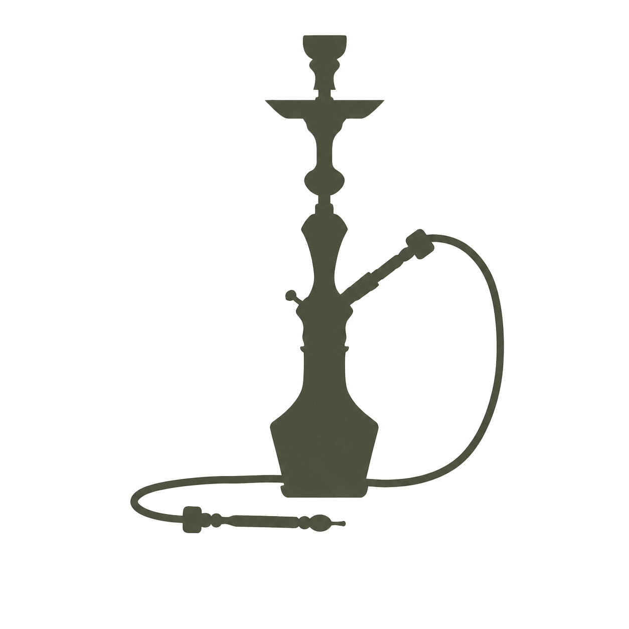 shisha in grün